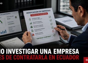 Cómo investigar una empresa antes de contratarla en Ecuador