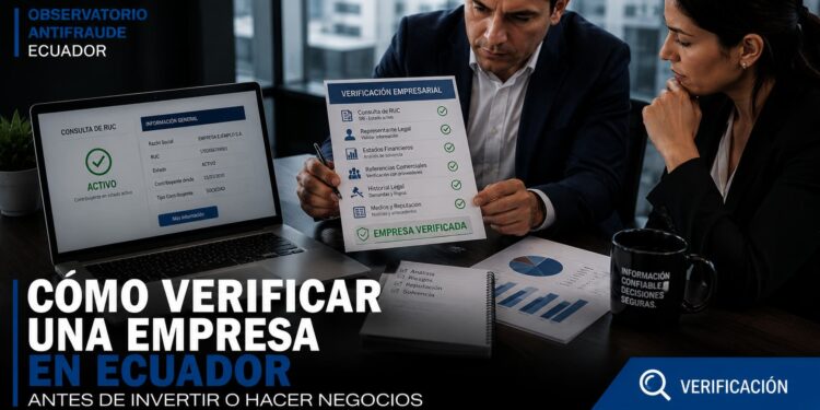 Cómo verificar una empresa en Ecuador antes de invertir o hacer negocios