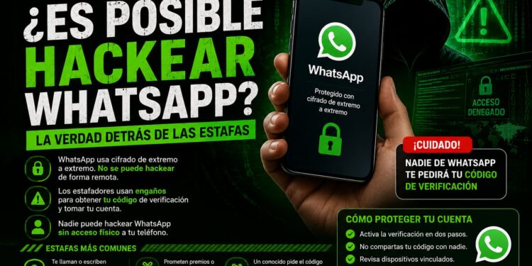¿Es posible hackear WhatsApp? La verdad detrás de las estafas