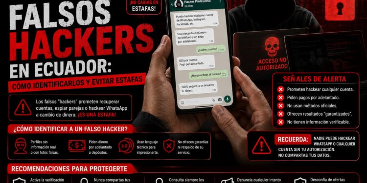 Falsos hackers en Ecuador: Cómo identificarlos y evitar estafas