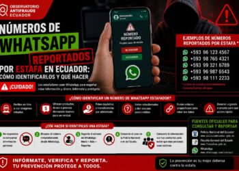 Números de WhatsApp reportados por estafa en Ecuador: Cómo identificarlos y qué hacer